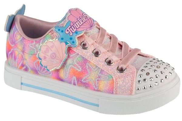 Skechers Twinkle Sparks - Underwater Magic 314824L-LPMT, til Pige, Sneakers, lyserød