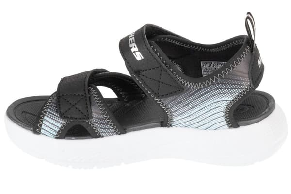 Skechers Microspec-Splash 407034L-BKSL, til Dreng, Sandaler, sort