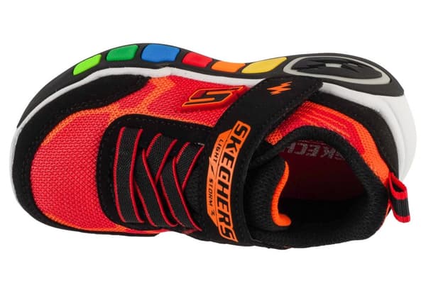 Skechers Play Scene 407606N-BKRD, til Dreng, Sneakers, sort