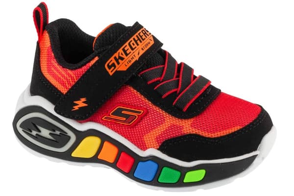 Skechers Play Scene 407606N-BKRD, til Dreng, Sneakers, sort
