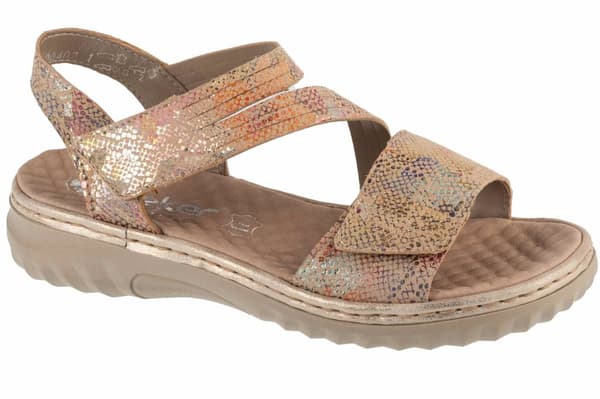 Rieker Sandals 60464-90, Kvinna, Sandaler, beige