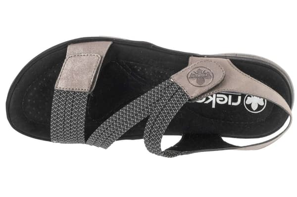 Rieker Sandals 64870-42, Kvinna, Sandaler, grå