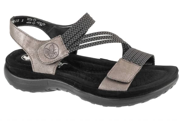 Rieker Sandals 64870-42, Kvinna, Sandaler, grå