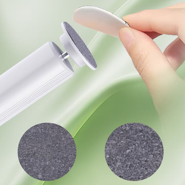 INF 6-trinns justerbar elektrisk Type-C fotfil svart Hvit