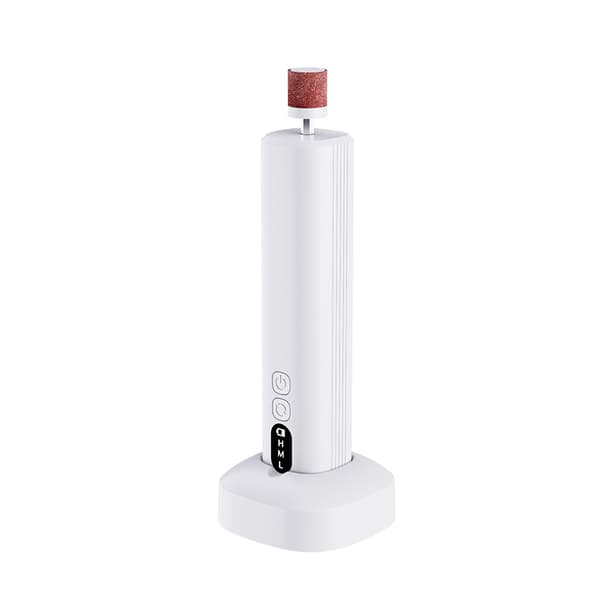 INF 6-trinns justerbar elektrisk Type-C fotfil svart Hvit