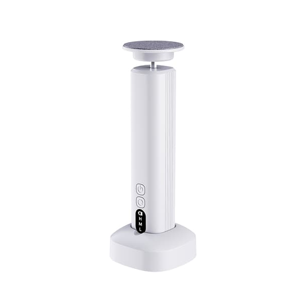 INF 6-trinns justerbar elektrisk Type-C fotfil svart Hvit