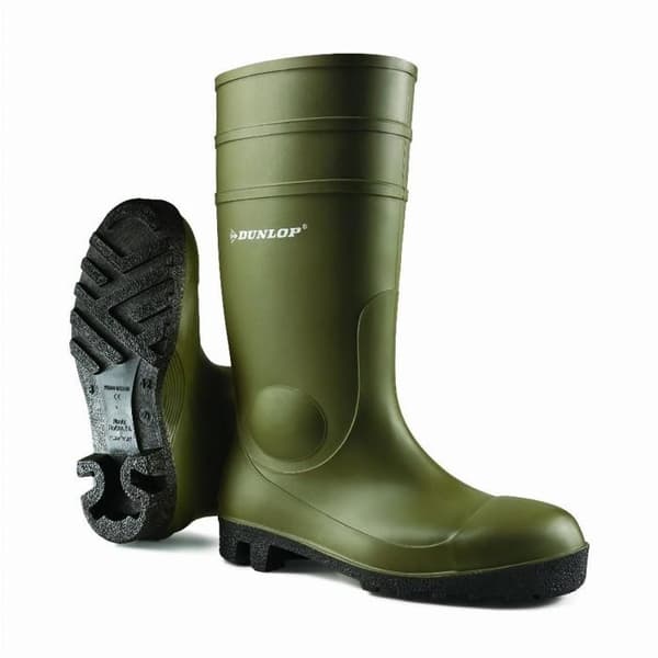Säkerhetsskor - DUNLOP - PROTOMASTOR FULL SAFETY P42 - Stålhätta - Vattentäta - Grön