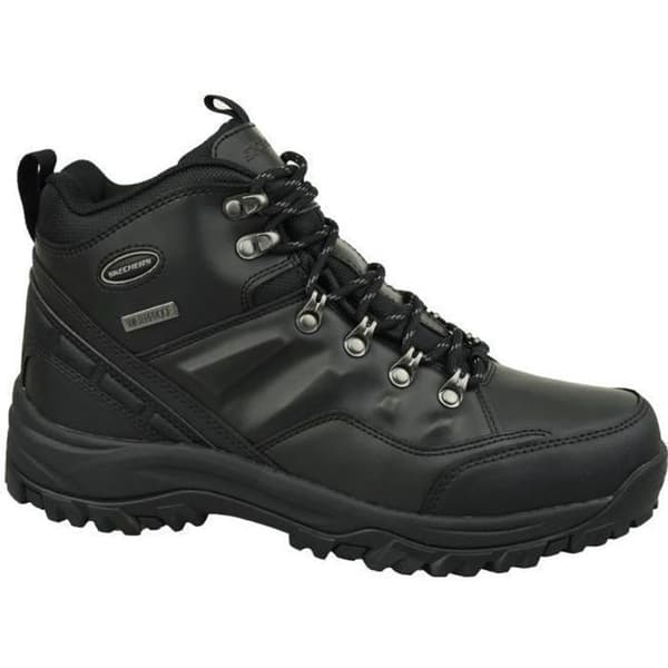 Vandringsskor - Skechers - Relment 65529-BBK - Svart - Naturligt läder - Snörning
