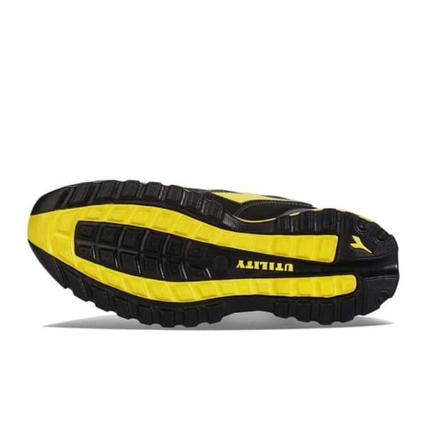 Låg säkerhetsskor GLOVE II LOW S3 SRA HRO svart/gul P39 - DIADORA SPA - 701.170235
