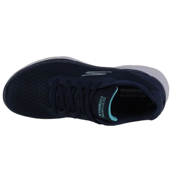 SKECHERS GO Walk 6 Iconic Vision Svarta löparskor för kvinnor - bekväma och lätta