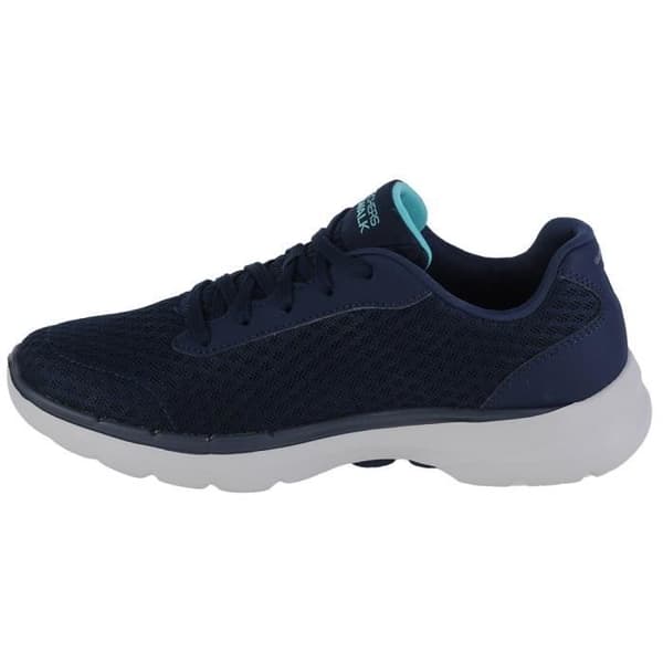 SKECHERS GO Walk 6 Iconic Vision Svarta löparskor för kvinnor - bekväma och lätta