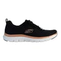 Miniatyrbild 2 av 6: Löparskor - Skechers - Flex Appeal 4.0 - Svart/Rosa - Kuddekomfort - Ovandel i stickat