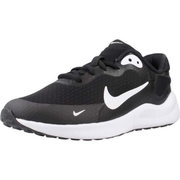 Skor - NIKE - REVOLUTION 7 (GS) - Svart - Textilfoder - Syntetisk ovandel