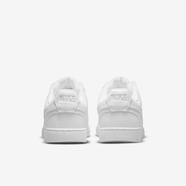 Skor - Nike - COURT VISION LOW - Ovandel i läder - Låg vadderad krage - Gummisula