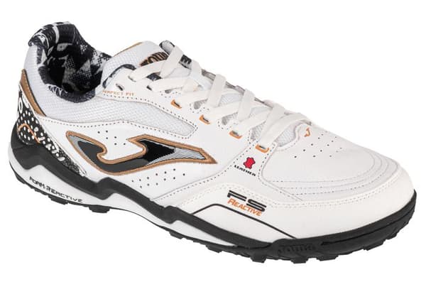 Fotbollsskor turf - Joma - FS Reactive 24 FSW TF - Läder - Ventilerande - Vit