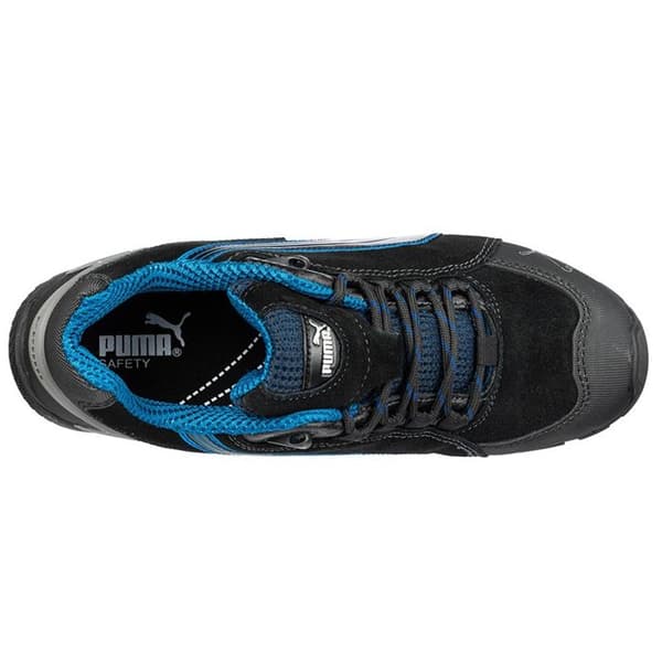 Säkerhetssko - PUMA - RIO BLACK - Standard S3 SRC - Vattentåligt nubuckläder - Genomborrningsskyddssula