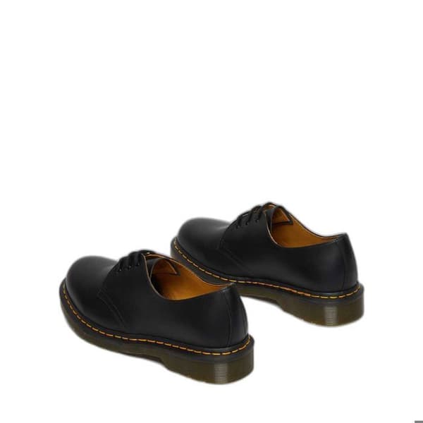 Dr. Martens 1461 Släta svarta läderskor för män och kvinnor