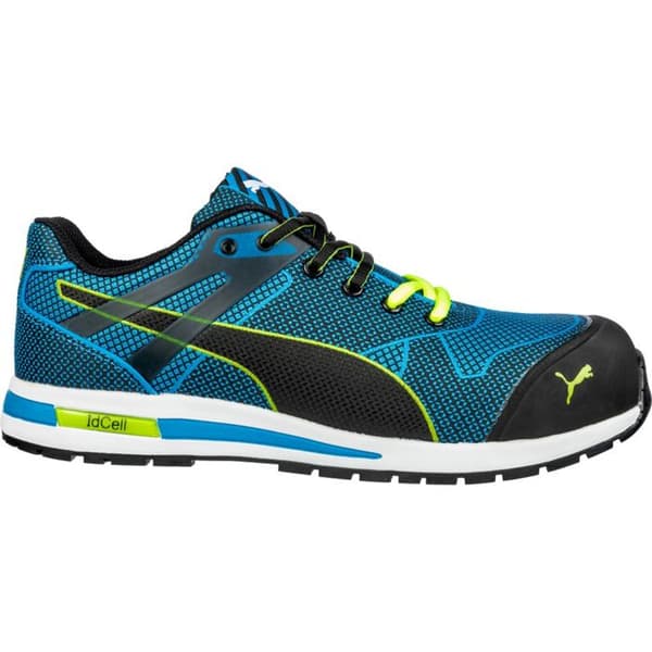 Puma 100 % icke-metallisk Blaze Knit Low S1P säkerhetssneaker - Blå