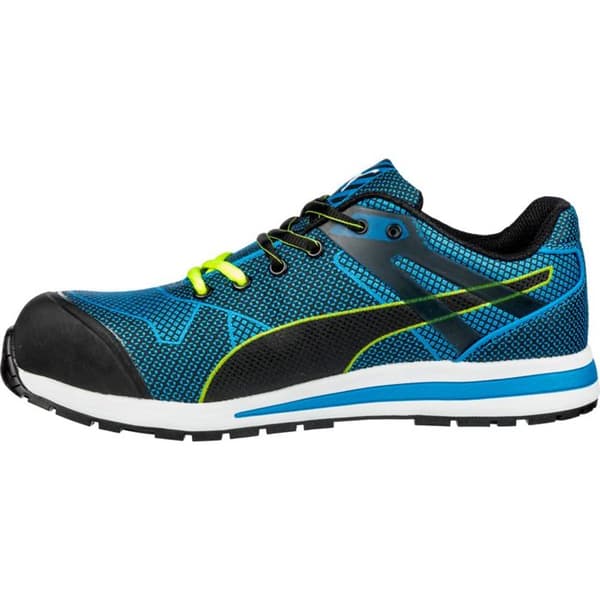 Puma 100 % icke-metallisk Blaze Knit Low S1P säkerhetssneaker - Blå