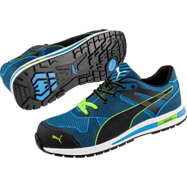 Puma 100 % icke-metallisk Blaze Knit Low S1P säkerhetssneaker - Blå