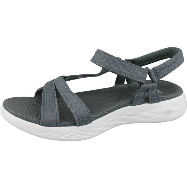 Sandaler - Skechers - On the GO 600 - Brilliancy 15316-CHAR - Dam - Grå - Tyg