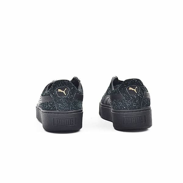 Gymnastiksko, Dam Puma Suede Platform Eletal Svart - 38