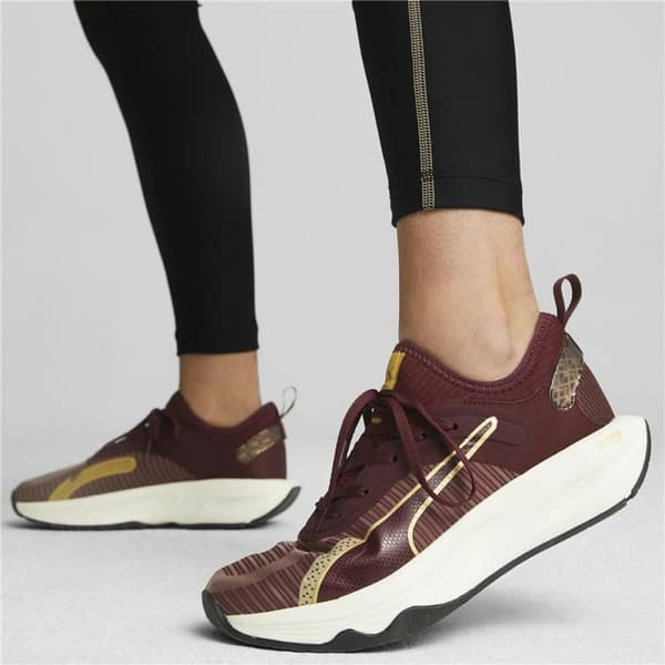 Gymnastiksko, Dam Puma XX Deco Glam Mörkröd - 40