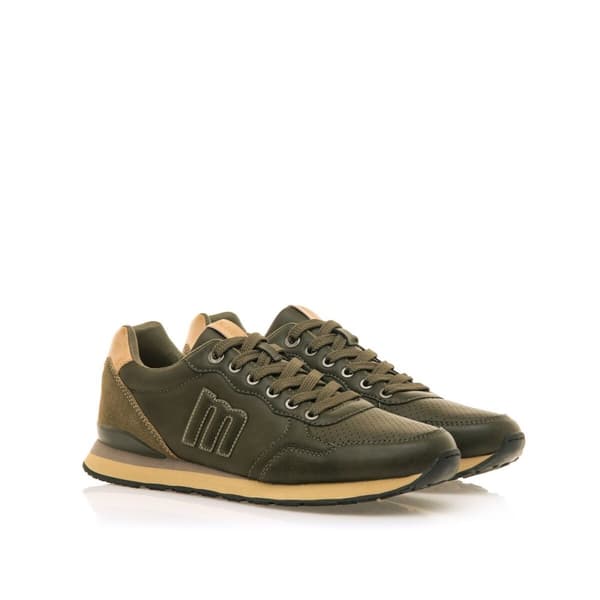 Sportskor Casual Herr Mustang Flore Kakhy Bussi Kakhy 84755 C56225 Grön - 41