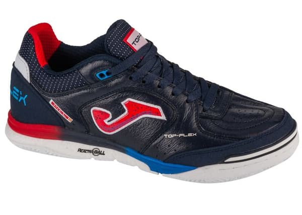 Inomhus Fotbollsskor - Joma - Top Flex Rebound 24 - Skinn - Andningsbara - Marinblå