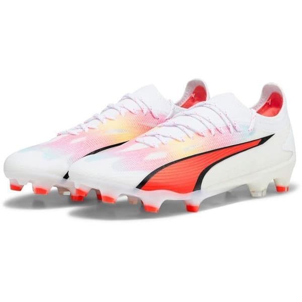 Fotbollsskor - Puma - Ultra Ultimate FG - Vit - Unisex - Ventilerande