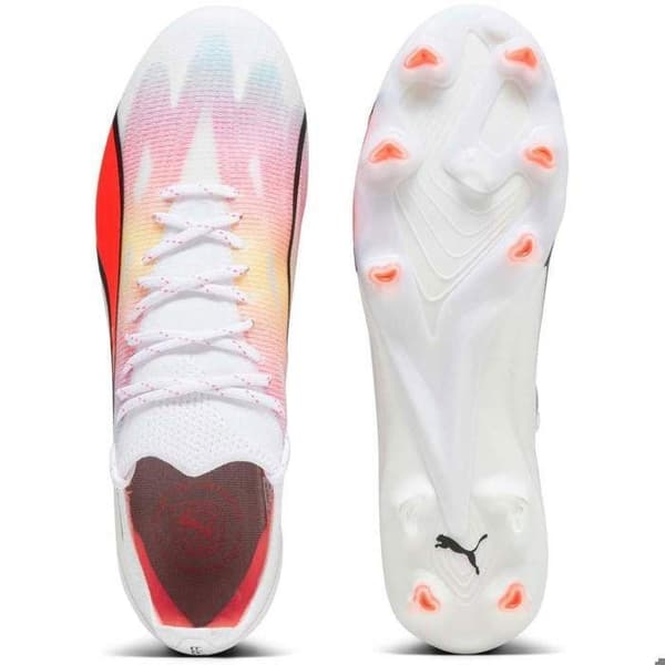 Fotbollsskor - Puma - Ultra Ultimate FG - Vit - Unisex - Ventilerande