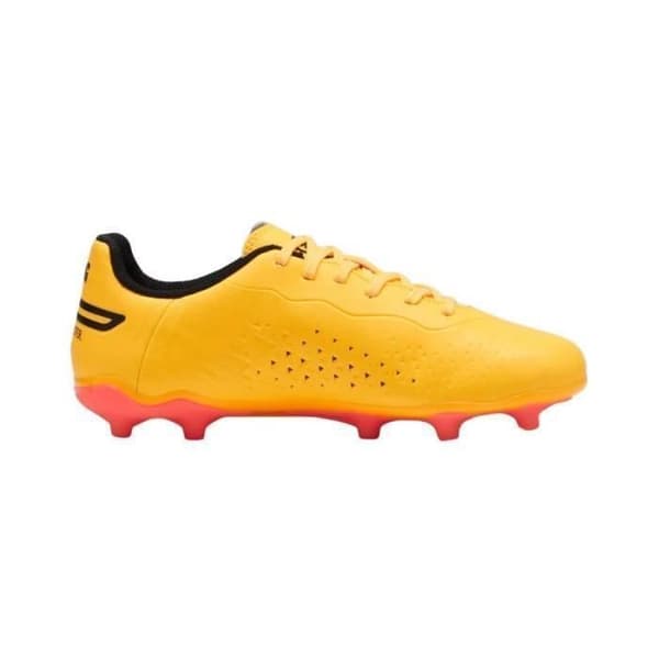 Fotbollsskor - Puma - King FG/AG Jr - Orange - Formgjutna - Andningsbara
