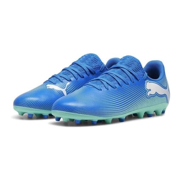 Fotbollsskor - Puma - Future 7 Play TT - Barn - Blå - Andningsbara
