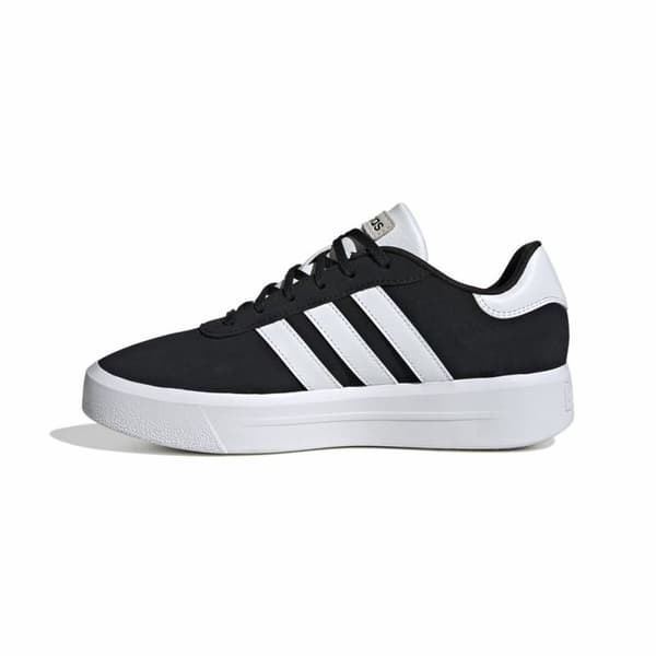 Gymnastiksko, Dam Adidas Court Platform Suede Svart - 42
