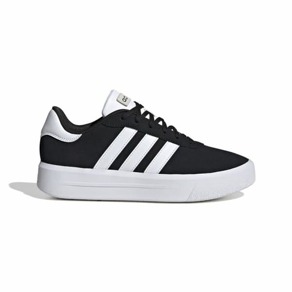 Gymnastiksko, Dam Adidas Court Platform Suede Svart - 42