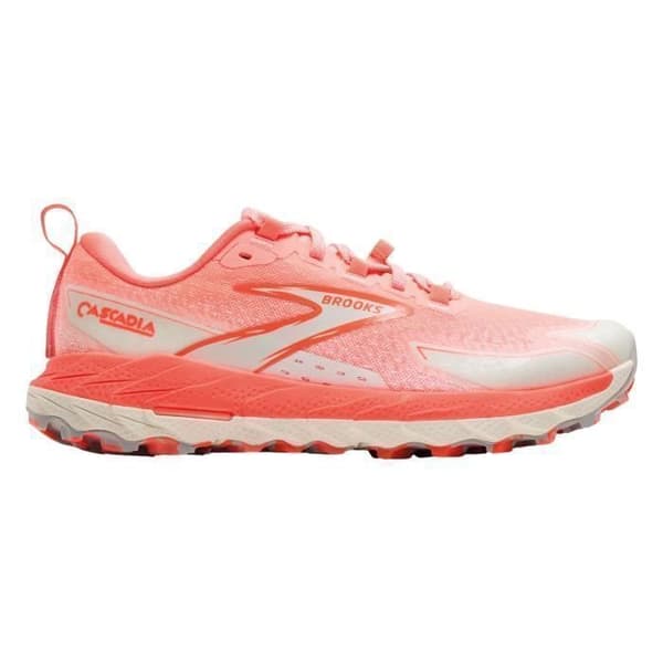 Trailskor - Brooks - Cascadia 18 - Rosa - Vit - Dam