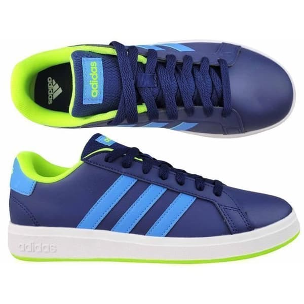 Sko - Adidas - Grand Court 2.0 - Blå - Barn - Multisport