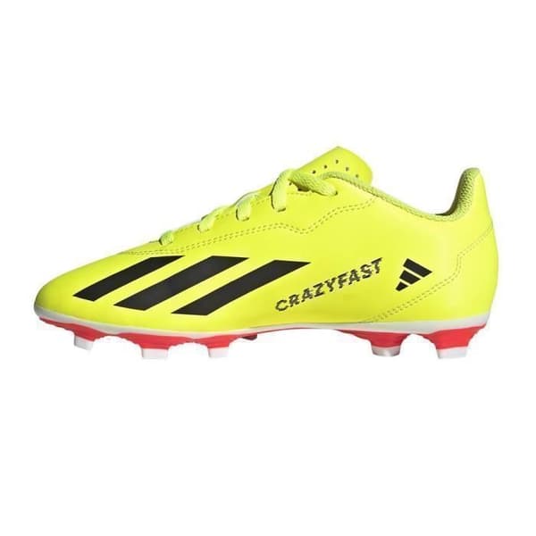 Fotbollsskor - Adidas - X Crazyfast Club Fxg - Gul - Moulded - Ventilerande