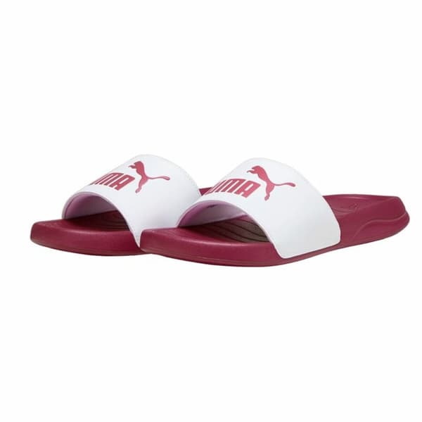Strandtofflor för kvinnor Puma Puma Popcat 20 Vit Rosa - 39
