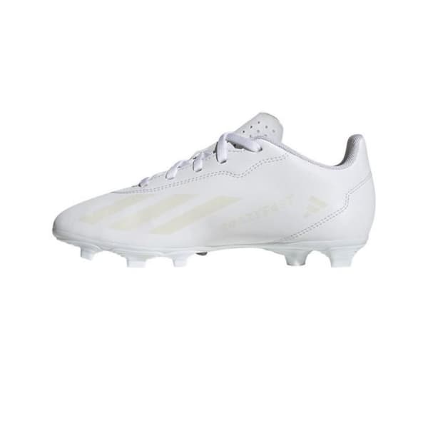Fotbollsskor - Adidas - X Crazyfast.4 Fxg Jr - Vit - Moldade - Andningsbara