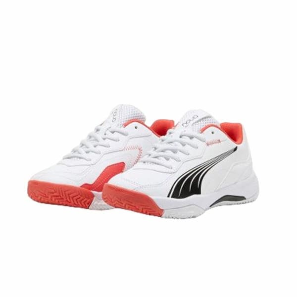 Sports Shoes for Kids Puma NOVA mash White Black