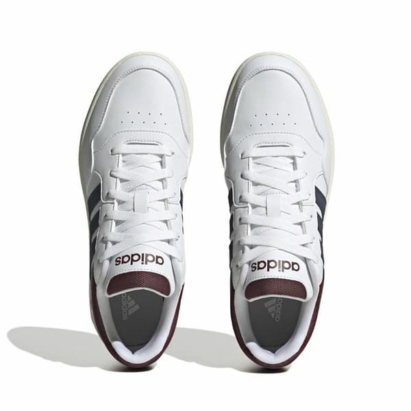 Miesten rennot kävelykengät Adidas Hoops 3.0 Low Classic Vintage Valkoinen - 42