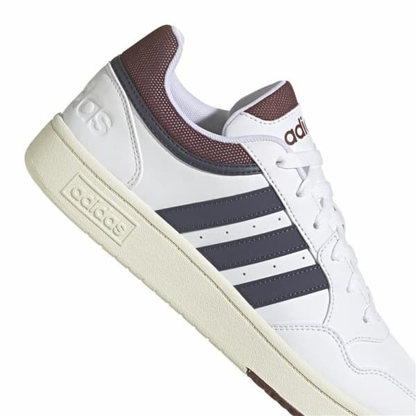 Miesten rennot kävelykengät Adidas Hoops 3.0 Low Classic Vintage Valkoinen - 42