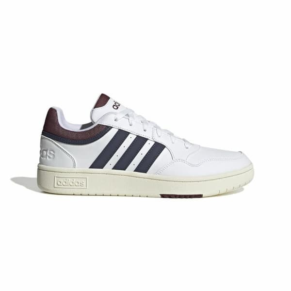 Miesten rennot kävelykengät Adidas Hoops 3.0 Low Classic Vintage Valkoinen - 42