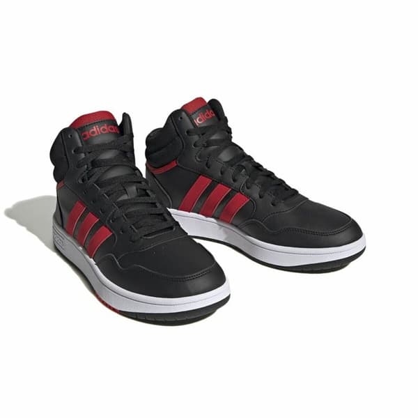 Miesten rennot kävelykengät Adidas Hoops 3.0 Mid Musta - 42 2/3