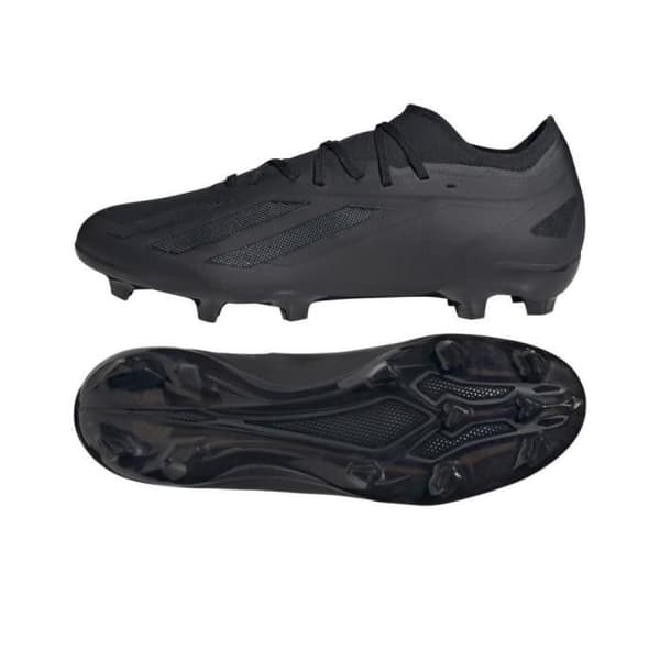 Fotbollsskor - Adidas - X Crazyfast.2 FG - Svart - Moldade - Andningsbara