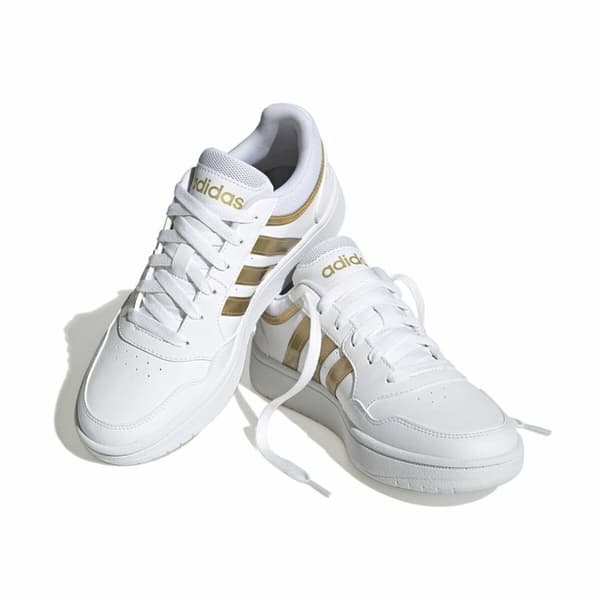 Sportssneakers til damer Adidas Hoops 3.0 Hvid - 42