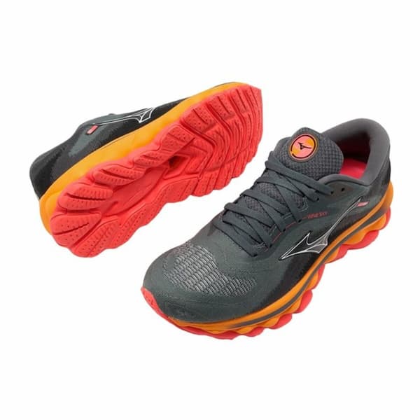 Naisten lenkkikengät Mizuno Wave Sky 7 Harmaa - 38