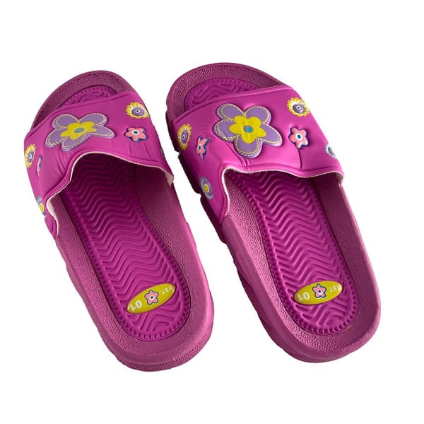 Barn Gummi Sandaler i Lila och Rosa