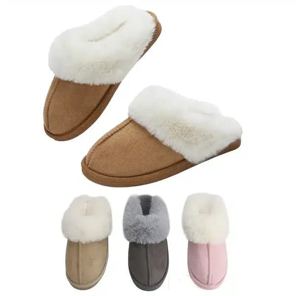 Tofflor/Hemsktoskor, rosa, grå, brun eller beige - som skämmer bort dina fötter Rosa 38/39